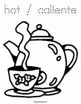 Coloring Teapot Tea Pages Cup Hot Caliente Drink Clipart Printable Party Boston Stanley Little Colouring Print Template Teacup Clip Color sketch template