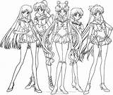 Sailor Moon Coloring Pages Crystal Group Madison Color Getdrawings Getcolorings Reward Print Drawing Printable Important John sketch template