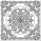 Celtic Coloring Pages Adult Adults Designs Mandala Drawing Cross Knot Printable Print Alphabet Line Book Color Tree Crayola Patterns Stress sketch template