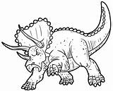 Triceratops Coloring Pages Printable Kids sketch template