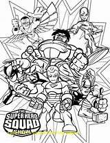 Squad Coloring Super Hero Pages Marvel Superhero Colouring Print Magnificent Printable Imaginext Show Kids Dino Superheroes Heroes Getcolorings Activities Netart sketch template