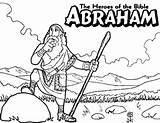 Abraham Heroes Netart Colouring sketch template