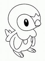 Coloring Pokemon Piplup Legendary Print sketch template