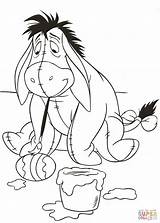 Coloring Eeyore Pages Easter Painting Egg Drawing sketch template
