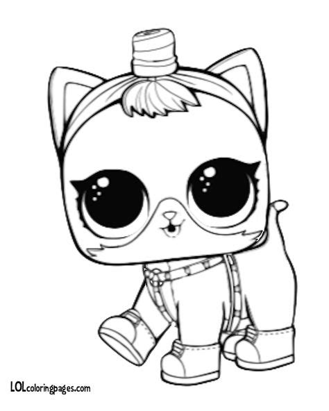 pet fresh feline coloring page cool coloring pages lol dolls