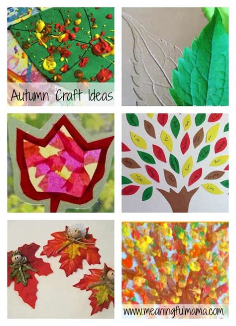 autumn crafts  moms library