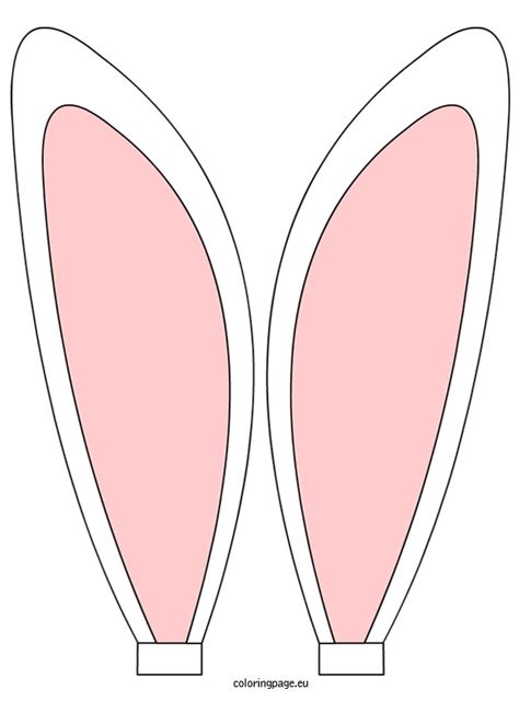 bunny ears coloring bunny ears clip art clipartlook
