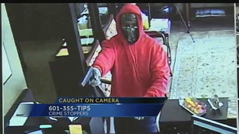 Bank Robbery Caught On Camera