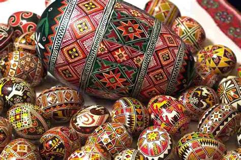 behold ukrainian easter art incredible inedible eggs  salt npr