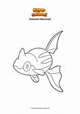 Pokemon Colorare Remoraid Disegno Supercolored Piplup Ausmalbild sketch template