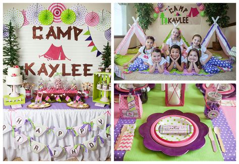 glam camping birthday party anders ruff custom designs llc