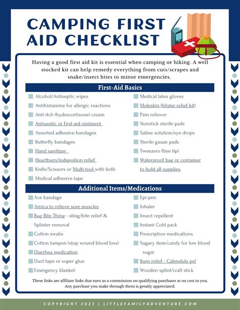 diy outdoor  aid kit checklist  family adventure