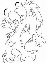 Coloring Pages Strange Am Colouring Enough Afraid Enemies Looks Monster Popular Kids Coloringhome sketch template