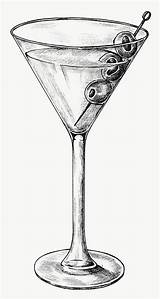 Martini Drawing Cocktail Rawpixel Sketches sketch template