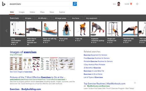 bing google   fitness game