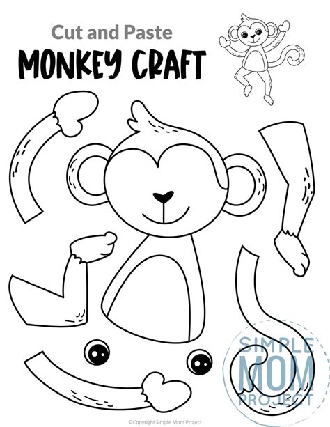 pin  monkey templates