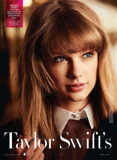 صور تايلور سويفت على غلاف مجلة فانيتي فير 2013 Taylor Swift In Vanity