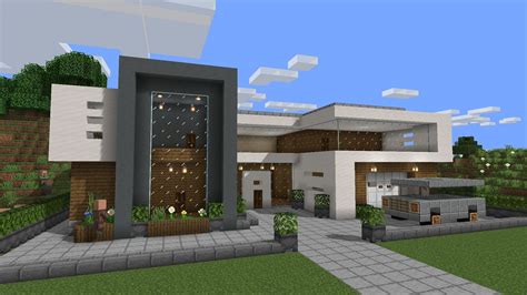 minecraft modern mansion floor plan design talk