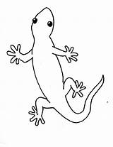 Lizard Coloring Pages Lizards Cartoon Gecko Four Cute Reptile Kids Step Samanthasbell Mandala sketch template