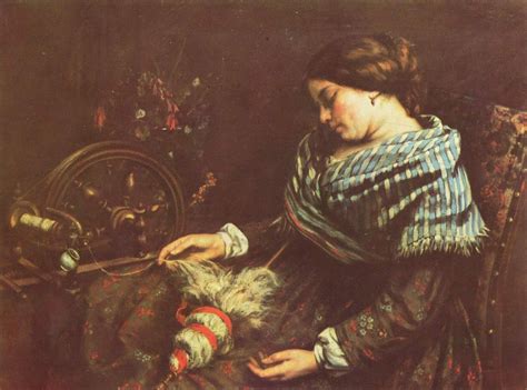 Gustave Courbet On Twitter The Sleeping Embroiderer 1853 Courbet