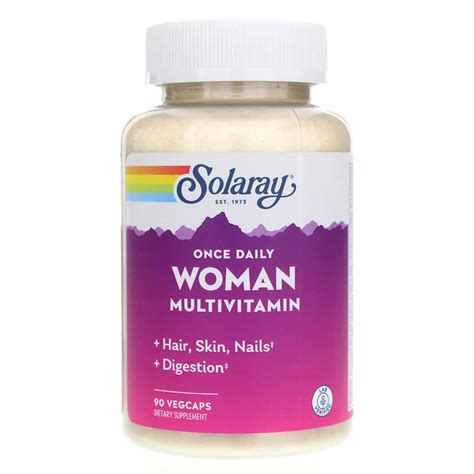 daily woman multivitamin solaray