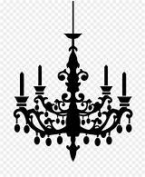 Chandelier Clipart Clip Silhouette Vector Transparent Library Clipground sketch template