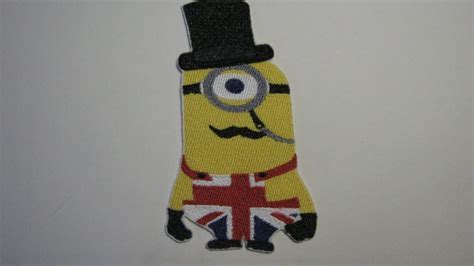 despicable  gentleman minion british minion  top hat uk etsy