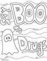 Coloring Drug Awareness sketch template