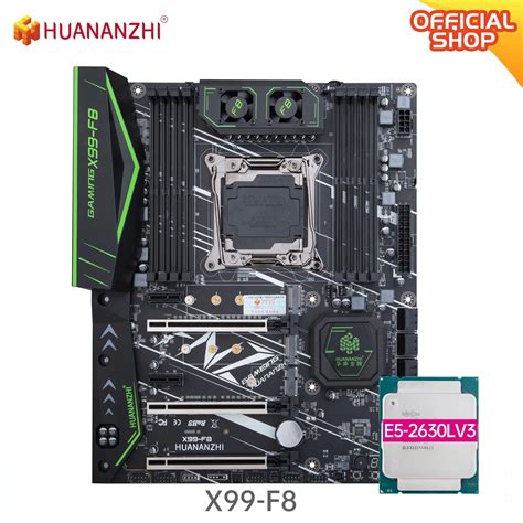 huananzhi x99 f8 x99 motherboard with intel xeon e5 2630l v3 lga2011 3