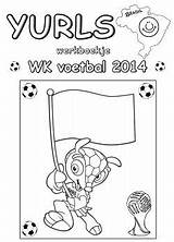 Voetbal Werkboekjes Yurls Kleurplaat Beker Wk sketch template