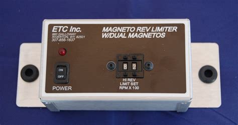 rev limiters high range rev limiter  volts  dual magnetos