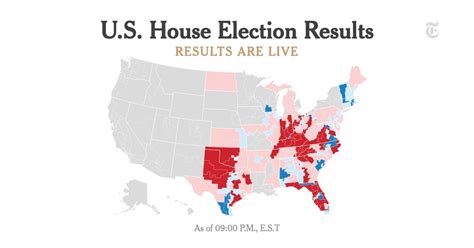 Live U S House Election Results The New York Times