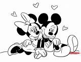 Mickey Minnie Coloring Mouse Pages Friends Disney Daisy Book Disneyclips Funstuff sketch template