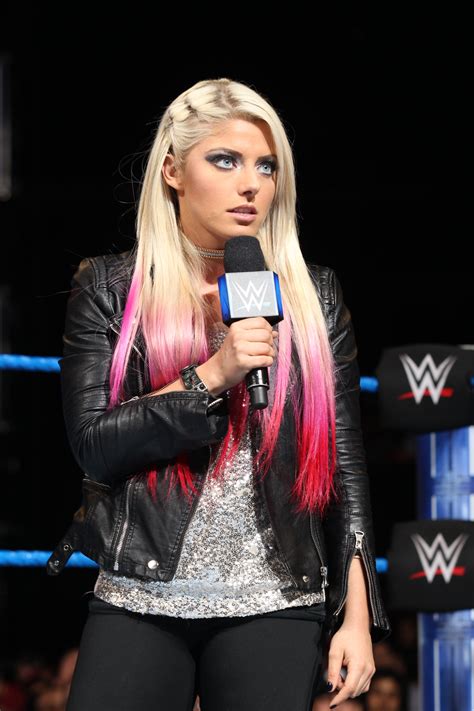 wwe star alexa bliss comments on her nude photos that have been published online they are bogus