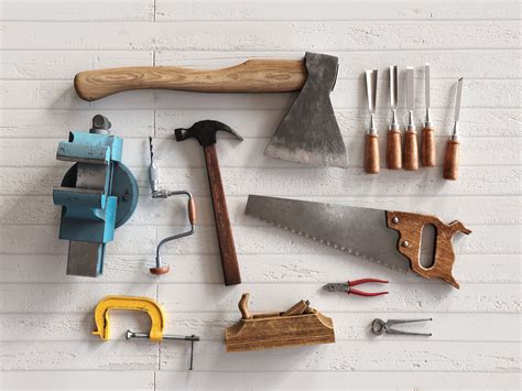 tool kit   carpenter  model cgtrader