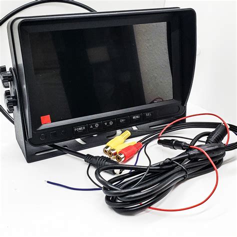 high resolution tft lcd color monitor  video input  remote