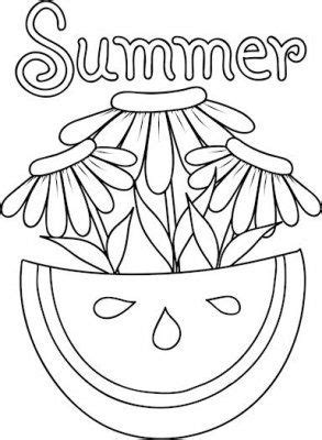 printable summer flowers coloring pages coloring pages