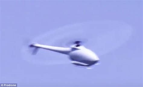 single rotor drone  travel    mileshour daily mail