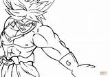 Dragon Ball Broly Coloring Pages Printable Print Coloringhome sketch template