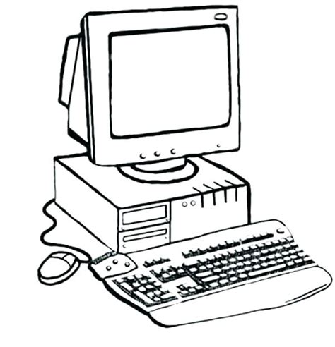 laptop coloring page images
