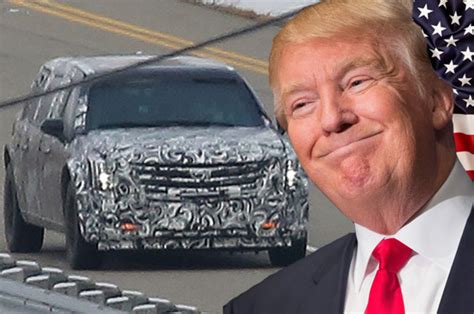 donald trump presidential car  super beast   ready  inauguration daily star