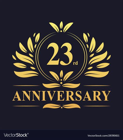 anniversary logo  years anniversary design vector image