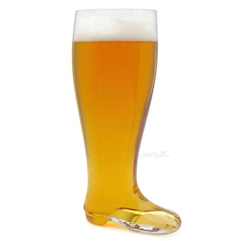 Hand Blown Das Beer Boot German 2 Liter