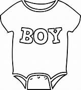 Baby Coloring Clothes Pages Shirt Drawing Girl Onesie Boy Blank Template Clip Boys Printable Color Pants Shirts Sketch Getdrawings Sheets sketch template