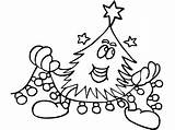 Christmas Coloring Pages Tree December Printable Lights Adult Line Drawing Colouring Chip Chocolate Print Garland Color Templates Template Cookies Light sketch template