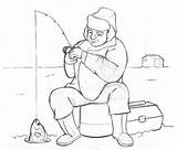 Fishing Ice Wisconsin Activity Book sketch template