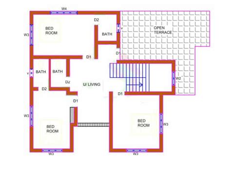sqft house design  kerala house plans