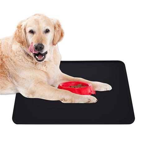 reactionnx silicone dog food mat dog bowl mat feeding mat  slip