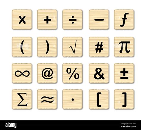 math symbols  res stock photography  images alamy