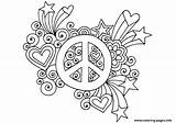 Peace Coloring Sign Pages Attractive Printable Simple Print Book sketch template